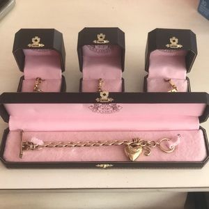 Gold Juicy Couture Charm Bracelet
